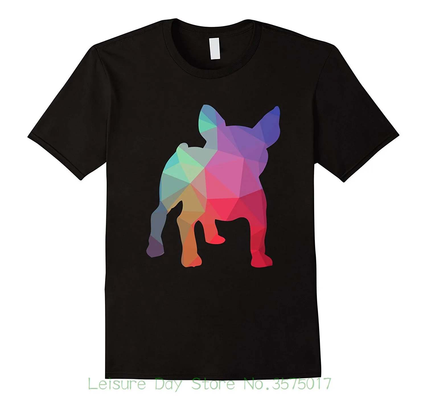 

New Arrival Male Tees Casual Boy T-shirt Tops Discounts French Bulldog Poly Design Dog Lovers T-shirt