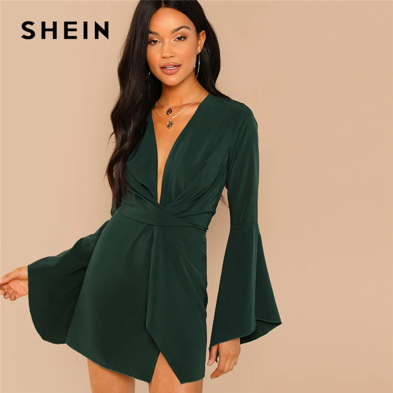 Comprar SHEIN verde Highstreet fiesta elegante de noche