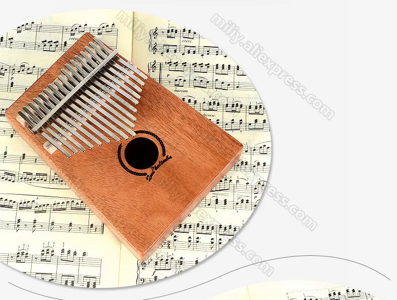 10/17 клавишный палец Kalimba Mbira Sanza «пианино для больших пальцев» карманный размер начинающих поддерживающая сумка клавиатура Marimba деревянный музыкальный инструмент