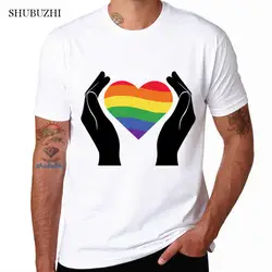 LGBT Pride Month Мужская и женская футболка LGBTQ Pride Tee хип-хоп с коротким рукавом Повседневная футболка с принтом