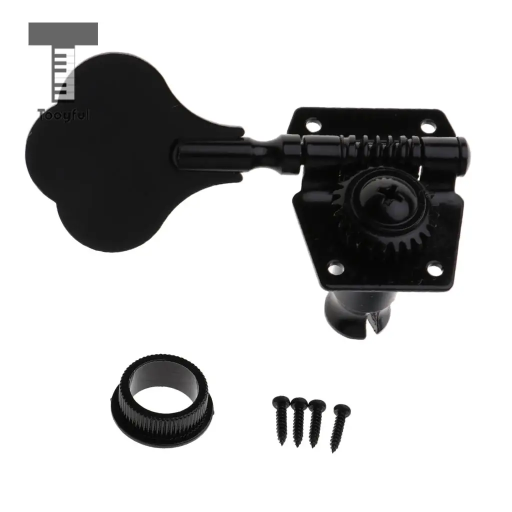 Tooyful String ButtonTuning Pegs Left Side Tuners for 4 Strings Electric Bass Guitar