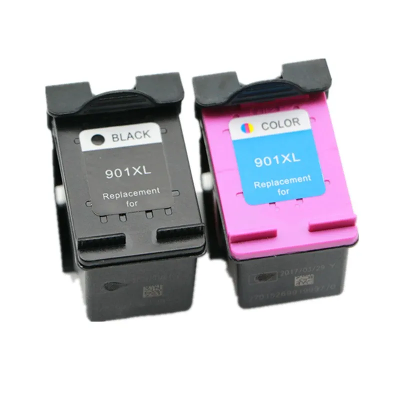 2Pcs For HP 901 901xl ink cartridge For HP Officejet 4500 J4500 J4580 J4550 J4540 J4680