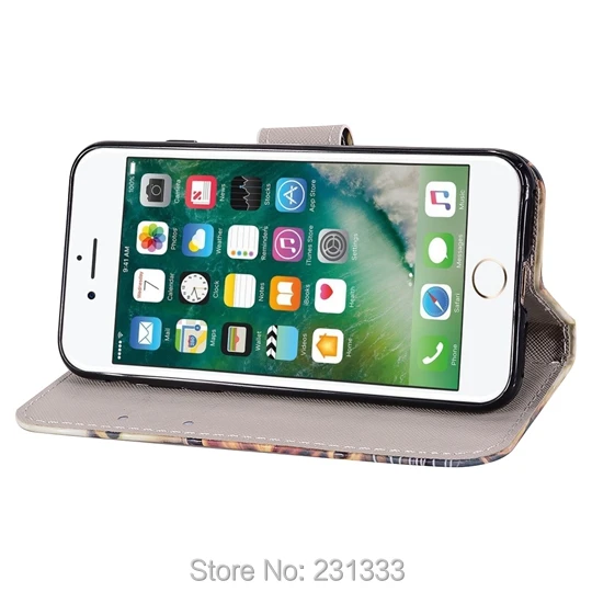 Чехол кошелек с объемным рисунком C ku кожаный чехол для Iphone X 9 8 7 PLUS 6 6S 5 SE 5C 1 дюйма