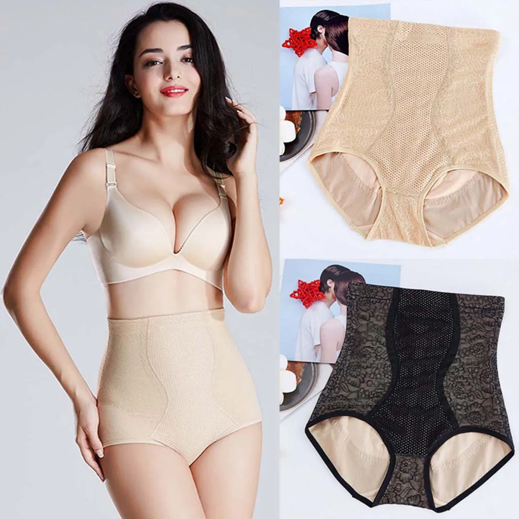 

Seamless Slim Shapewear Tummy Control Panties Women Slimming Waist Trainer Postpartum High Waist Abdomen Body Shaper Underwear