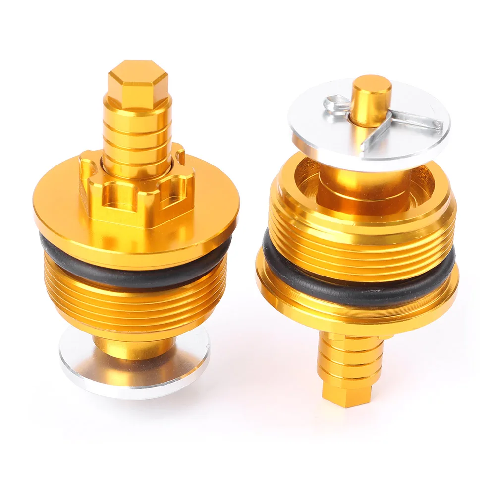 For Kawasaki Ninja CBR250 CBR 250 Front shock absorber screw cover Cap Preload Adjusters Fork Bolts 37MM CNC Aluminum Motorbike Motorcycle Spare Parts Accessories