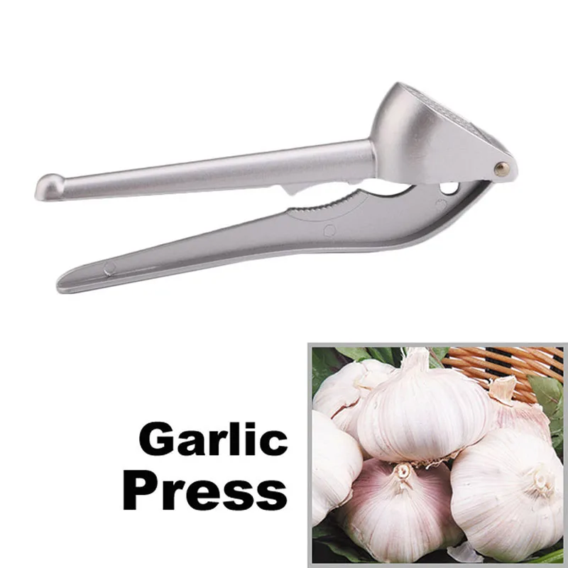 New High Quality Kitchen Tool Aluminum Garlic Ginger Press Crusher