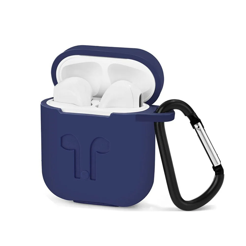 

1pc Soft Silicone Case for Airpods Shockproof Earphone Protective Cover Waterproof for Iphone 7 8 Headset Headphones Accessories