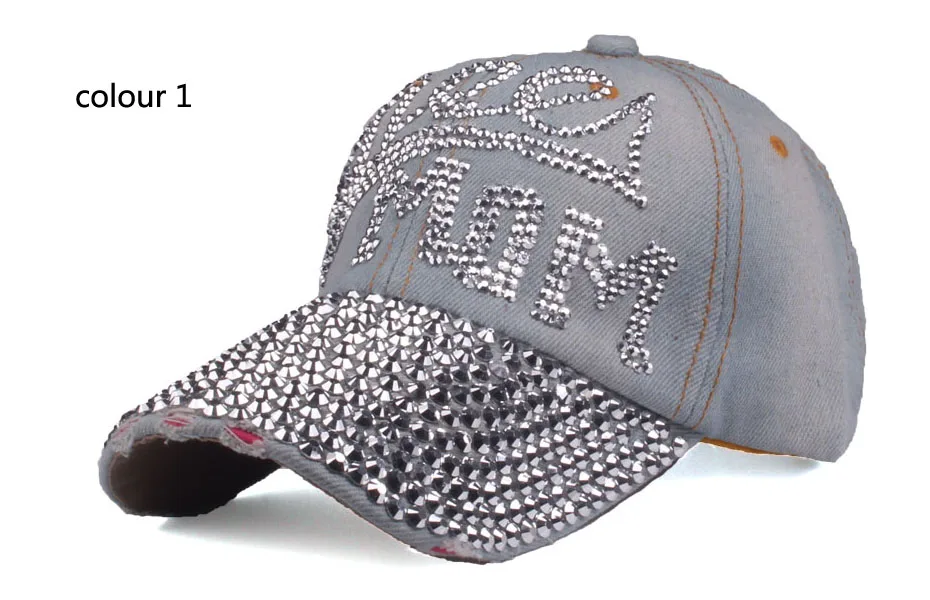 [YARBUU] бейсбольная кепка s новая модная джинсовая со стразами шляпа джинсовая кепка Snapback летние шапки хип-хоп