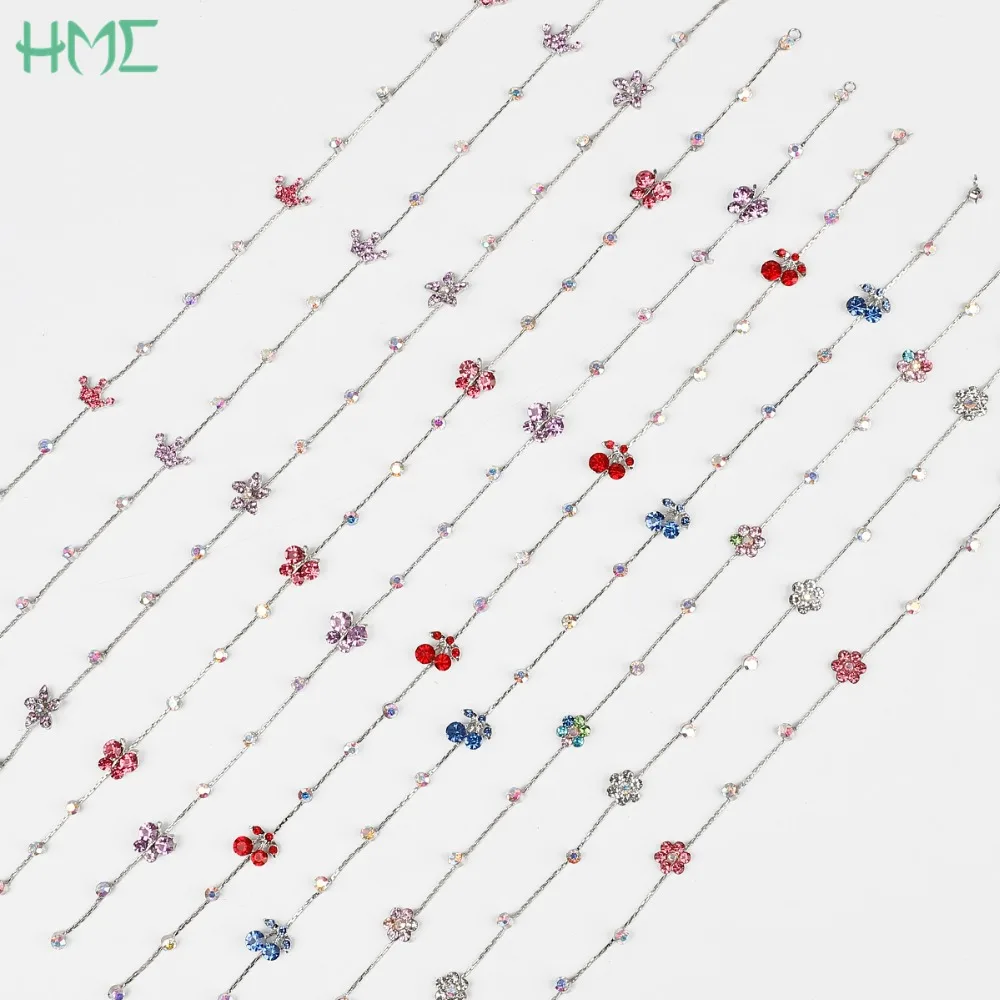 

1pc Trendy Bride Student Rhinestone Hair Chain Crown Ornaments Little Girl Princess Hairpin Jewelry Pins For Tiara De Noiva