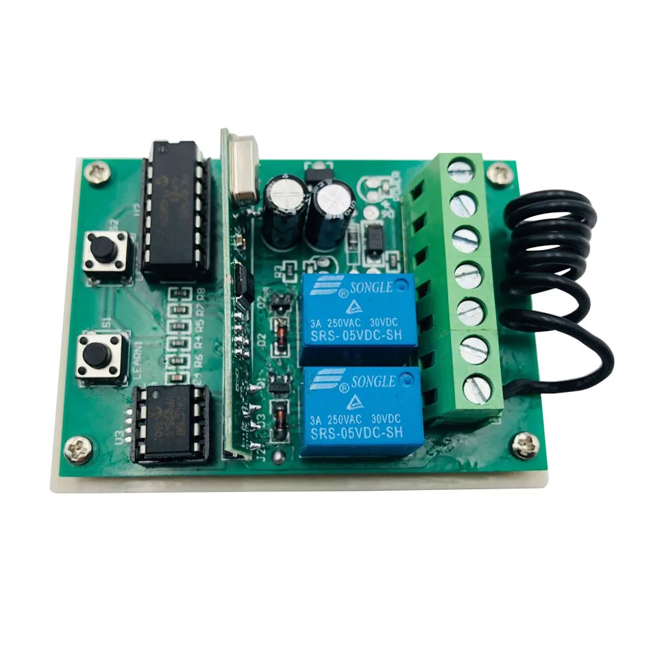 433Mhz Universal Wireless Remote Control Switch for fixed code and Rolling Code remote control receiver 433Mhz Universal Wireless Remote Control Switch for fixed code and Rolling Code remote control receiver