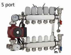 Подпольного отопления 5 Порты и разъёмы и оценка насос Электрический привод тепловых DN25