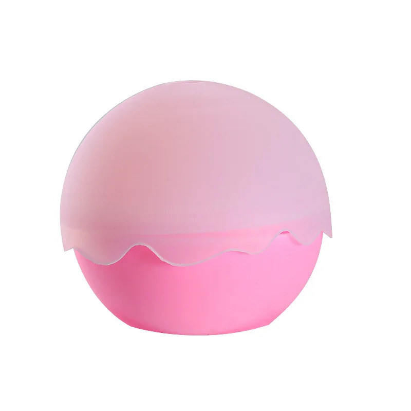 Форма для хоккея 3d силиконовая форма для льда Diy хоккейная сферическая машина кубический холодильник - Цвет: Розовый