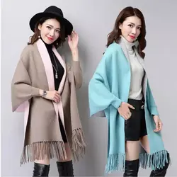 Зимние теплые Для женщин шарф зима Южная Корея шерсть Вязание шарф с одежда с длинным рукавом Платки и Шарфы для женщин для Для мужчин и Для