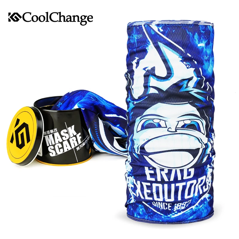 buy Coolchange High Quality Bicycle Bandanas Head Scarf with Box Cycling Face Mask Bike Headwear Magic Sport Headband Face Shield