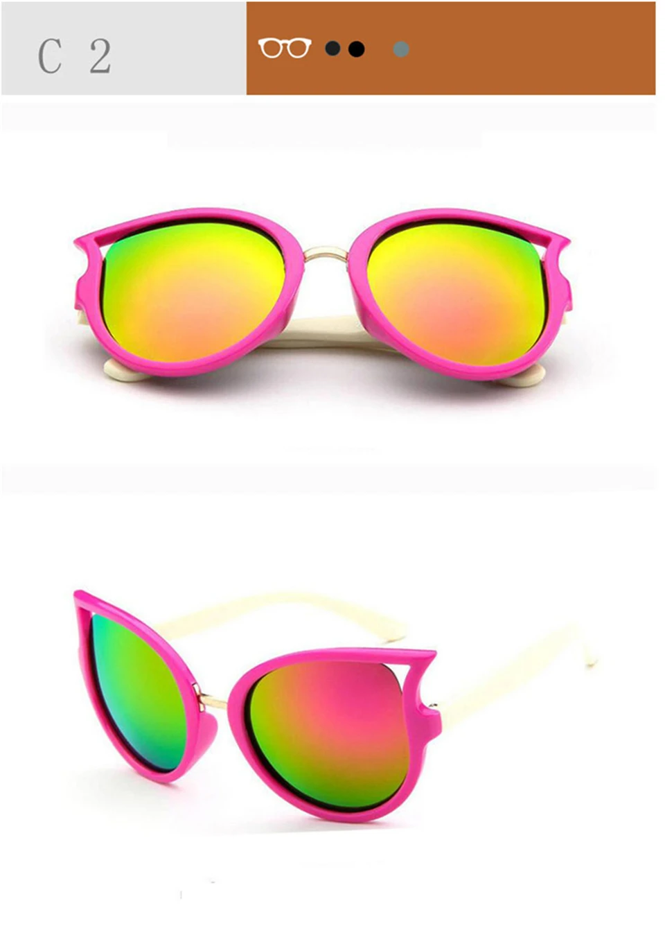 RHAMAI детские солнцезащитные очки для девочек брендовые Детские очки с кошачьими глазами для мальчиков UV400 линзы детские солнцезащитные очки милые очки оттенки очки