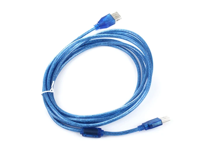 Universal 0.3M/1M5/3M/5M USB Extension Cable USB 2.0 Male A to USB2.0 Female A Extension Data Sync Cord Cable Adapter Connector 1 5 3m anti interference usb 2 0 extension cable usb 2 0 male to usb2 0 female extension data sync cord cable blue standard