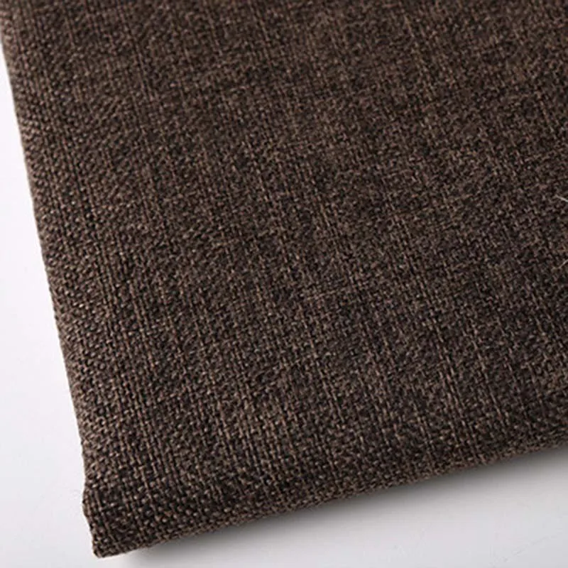 1 м/лот льняная ткань диванная подушка ткань сделай сам Ремесло швейная ткань уличная льняная смешанная ткань обивка - Цвет: coffee
