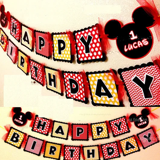 make your own birthday banner