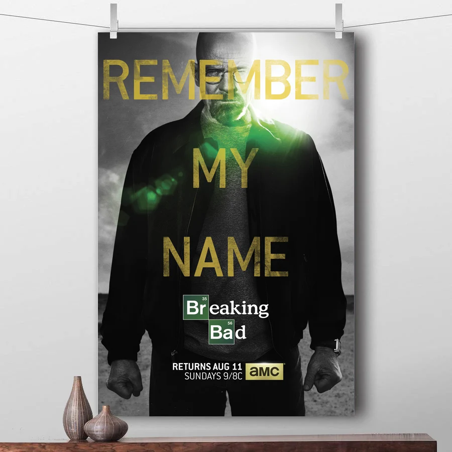 Wall Art Paintings Breaking Bad Season 5 Posters Canvas Cloth Prints Home Decoration | Дом и сад