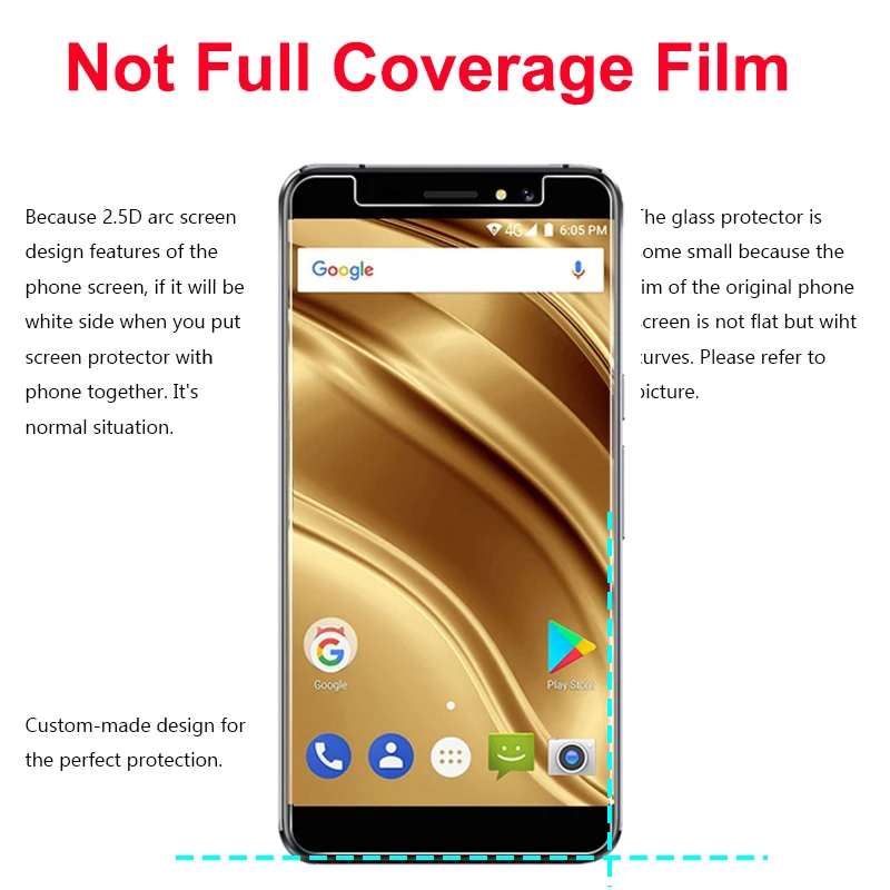 Закаленное стекло для Ulefone S8 Pro 5 3 защита экрана ультратонкая Защитная стеклянная