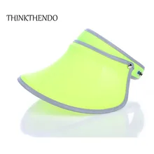 Женский зажим-на шляпа с защитой от воздействия УФ-излучения сплошной цвет Большие широкие полями впитывающие Пот спортивные регулируемые пляжные кепки пустой Открытый Топ