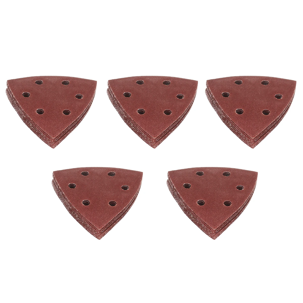 50Pcs/set 90mm Sanding Sheets Mouse Detail Sander Pads Sandpaper 40 60 80 100 120 Grit For for Grinding Polishing Tool