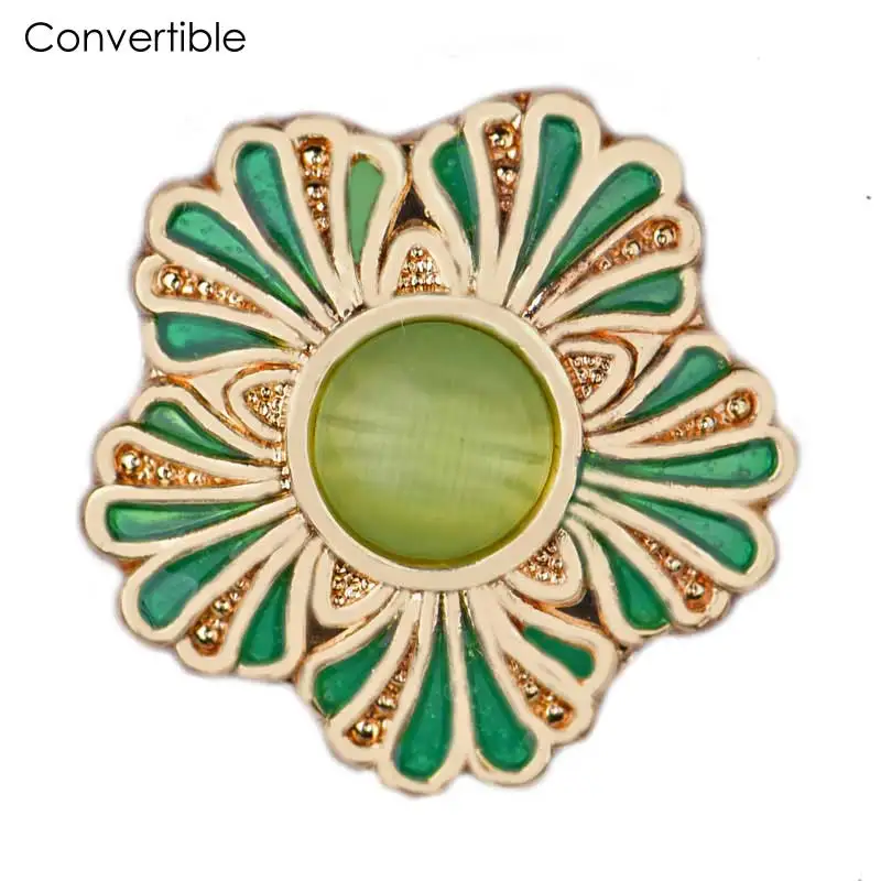 

Elegant Rivca Cameo Flower crystal big Rhinestone magnetic brooch for Women Vintage Muslim Brooch magnetic pin accessory brooch