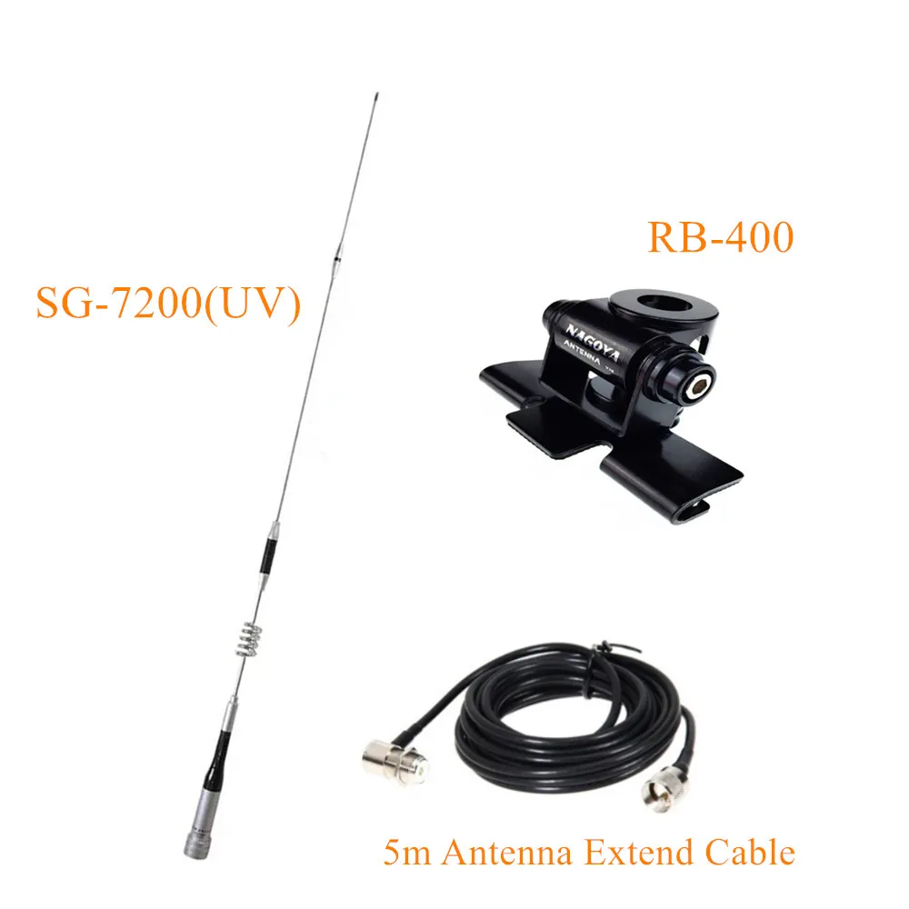 Мобильная антенна UHF/VHF Двухдиапазонная фотовспышка + комплект крепления из