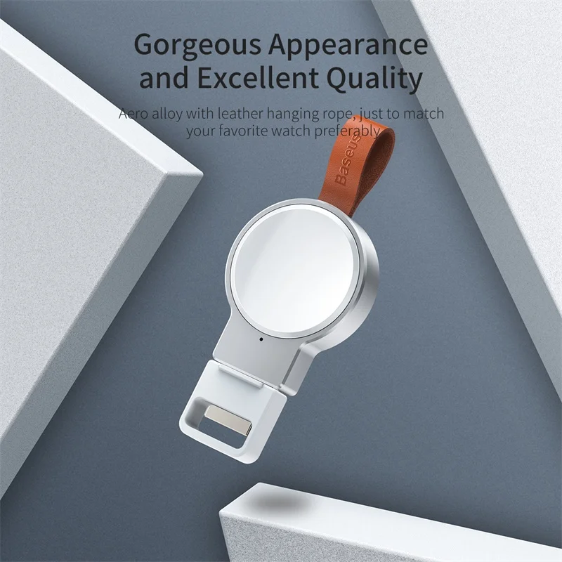 Najtaniej Baseus przenośna ładowarka bezprzewodowa dla Apple Watch 4 3 2 1 QI ładowanie Wireless dla Iphone zegarek do ładowania bezprzewodowego z gniazda Usb