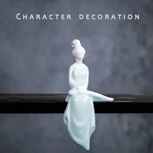 Китайский дзен керамические изделия украшения крыльцо гостиной полки украшения маленький монах Творческий Будда характер чай pet