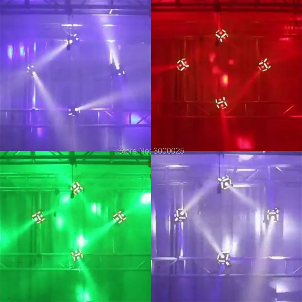 4 шт./лот Led Magic Cube луч перемещение головы свет этапа 6x12 Вт с RGBW цвет для Dj и ночной клуб вечерние
