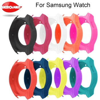 

Hot Silicone Protect Smart Watch Cases Cover for Samsung Gear S3 Rubber Band Cover Frontier Colorful Silicone Protective Case