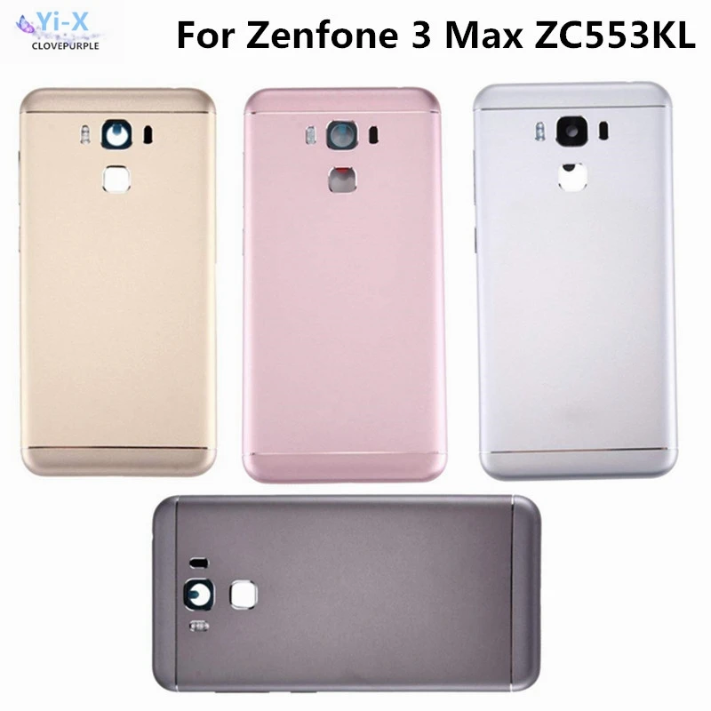10 шт./лот Задняя крышка батареи Корпус для ASUS Zenfone 3 Max ZC553KL части с кнопками