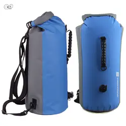 25L/35L/60L ПВХ IPX7 Водонепроницаемый сухой мешок рюкзак для плавания Байдарка Рафтинг Дрифтинг Отдых на природе Пеший Туризм рюкзак надувные