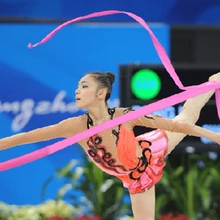 4 м красочные ленты для спортзала, танцевальная лента, художественная гимнастика, балетная палочка для занятий в тренажерном зале