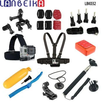 

LANBEIKA Accessories Chest Head Strap Belt Float Bobber Monopod J-hook Mount for Gopro Hero 7 6 5 4 3+ SJCAM SJ4000 SJ5000 SJ6