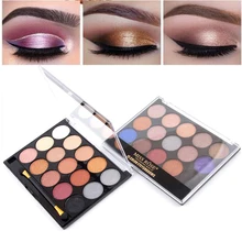Miss Rose 15 цветов матовые тени для век Палитра земли телесного цвета мягкие мерцающие тени для век порошок пигмент блеск глаз телесный макияж MS098