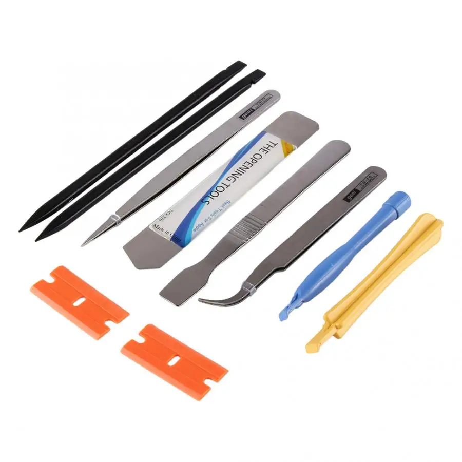

Professinal Mobile Phone Repair Tool 10 in 1 Smart Opening Pry Tool Kit Screwdrivers Tools Set for X 6 5 5S 2019 HOt