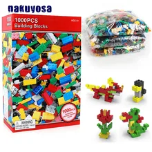 1000 шт блоки множество форм детские развивающие пластиковые сборки игрушки Diy раннего образования маленькая частица блоки