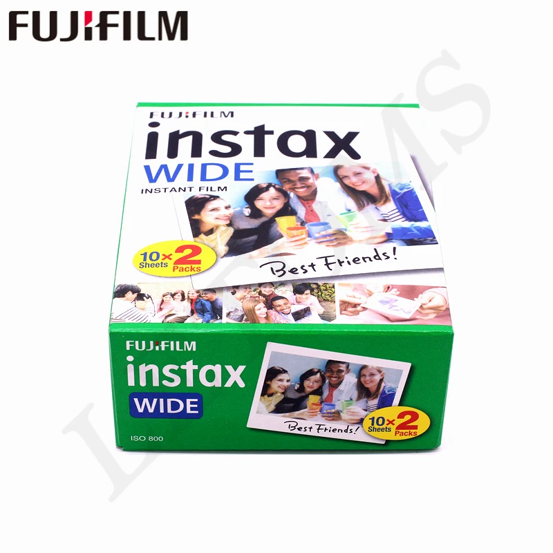 10-100 листов для Fujifilm Instax Wide с белой кромкой + Радуга + черный Плёнки для камеры Fuji Instant фотобумага Камера 300/200/210/100/500AF