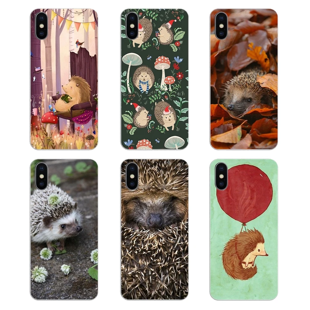For Samsung Galaxy A5 A6 A7 A8 A9 J4 J5 J7 J8 2017 2018 Plus Prime Mobile Phone Case Cover Cute Animal hedgehogs mouse Art Print |