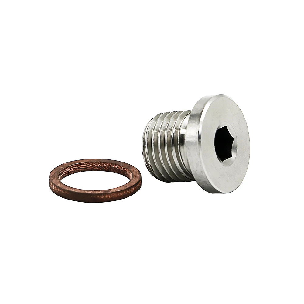 Oil Drain Plug For Yamaha Grizzly Wolverine Big Bear YFM350 Tracker