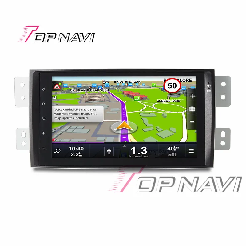 Sale Car GPS Navigation 9" for Kia Mohave Quad Core Android 6.0 Auto Head unit Topnavi Multimedia Audio Stereo with Free Map NO DVD 5