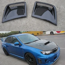 For Subaru Impreza WRX 10th front side air vent Carbon Fiber Front Bumper Scoops Air Duct Vent 2008~2011