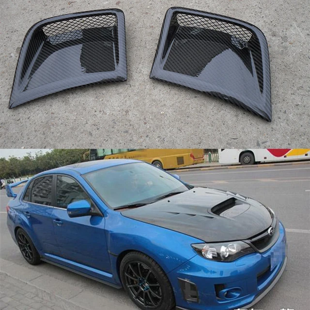 For Subaru Impreza WRX 10th front side air vent Carbon Fiber Front Bumper Scoops Air Duct Vent