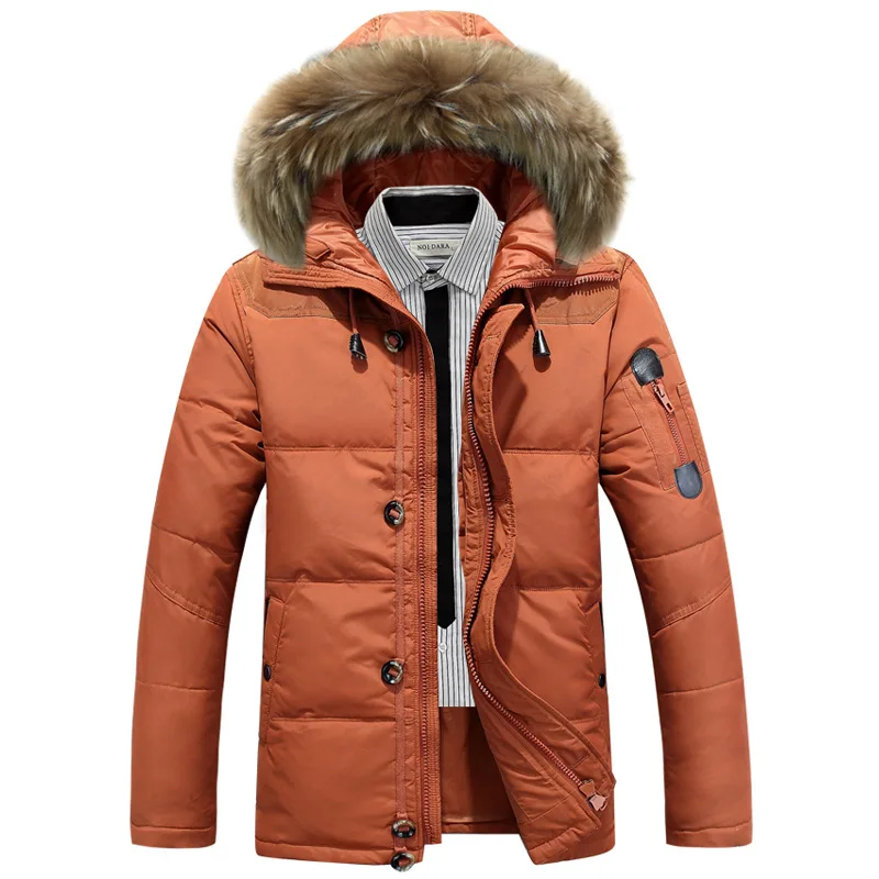 New Fashion Winter Coat Men Thickening Casual Down...