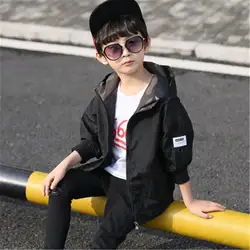 Детская одежда Детская куртка, куртка Детская осенняя модная куртка с буквенным принтом для мальчиков детская куртка Сваг