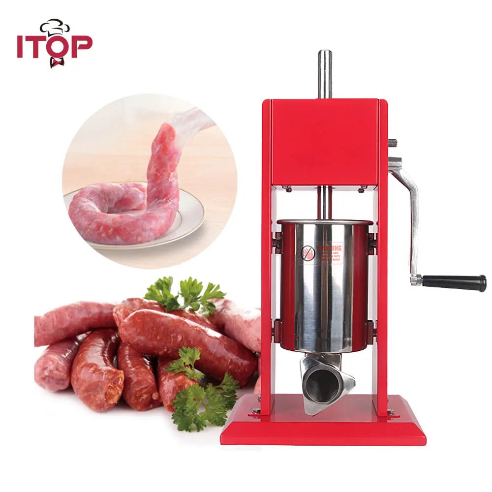 ITOP 3L двухскоростные ручные колбасные Заглушки для красного мяса наполнители
