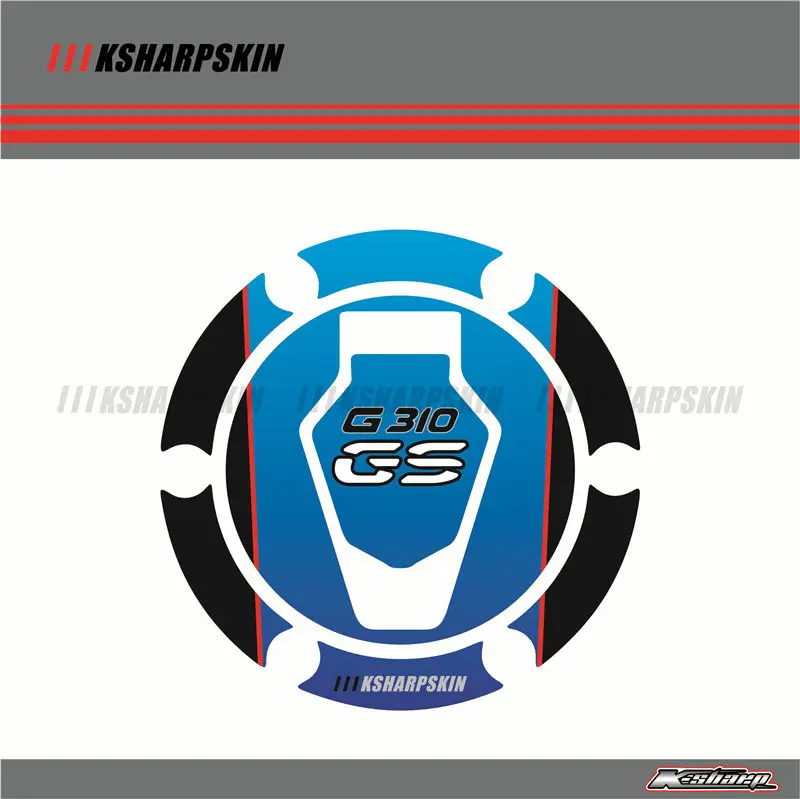 3D ADESIVI Sticker Decal Emblem Protection Tank Pad Cas Cap Fit FOR BMW G310GS G310 GS - Цвет: K-GT-BMW-G310GS-01