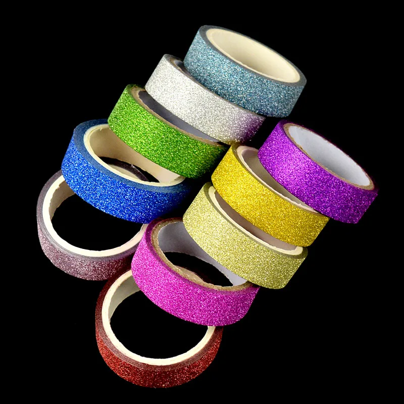 Buy 1 Roll Washi Sticky Sticker Craft Decor Glitter